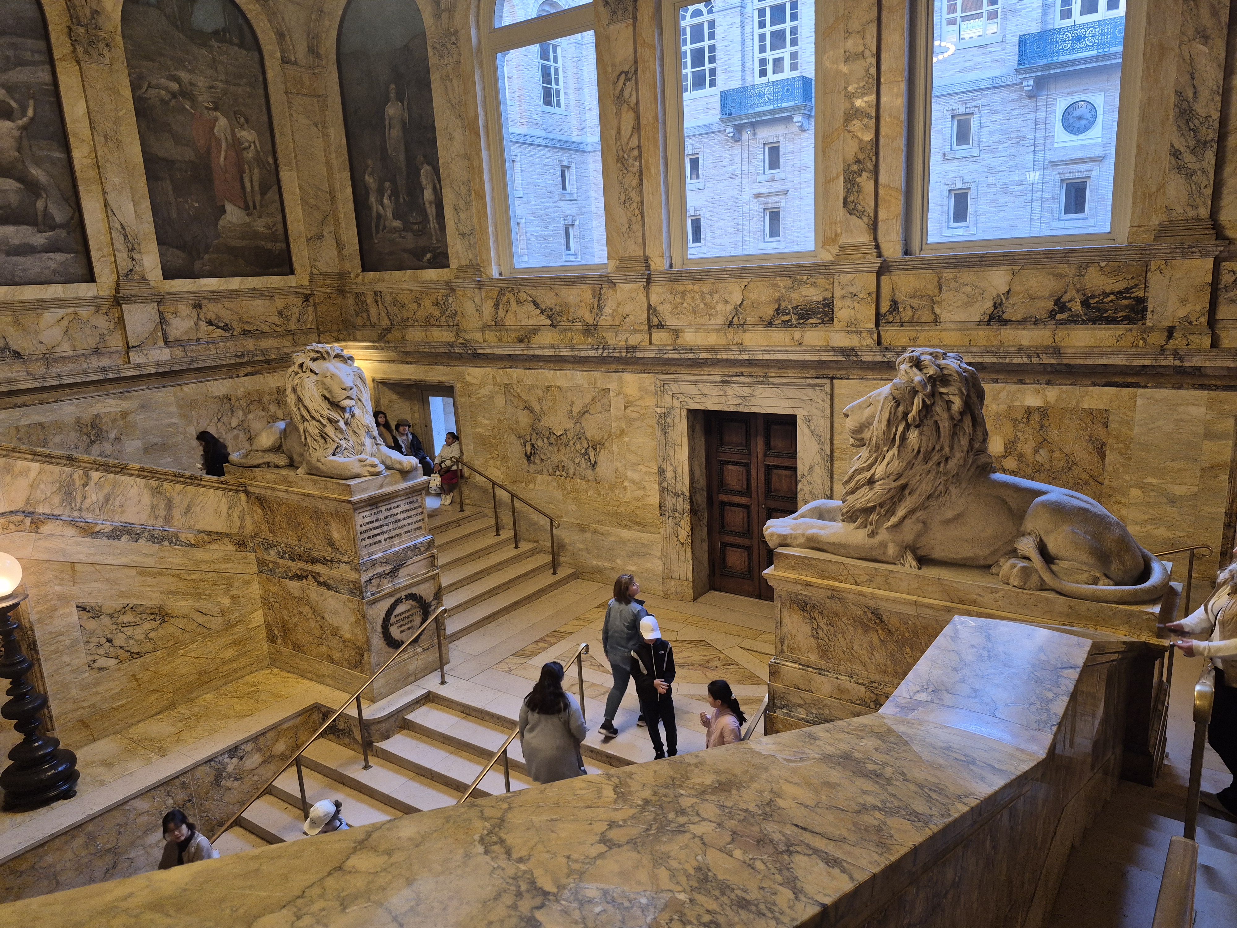 Grande salle de lecture de la Boston Public Library